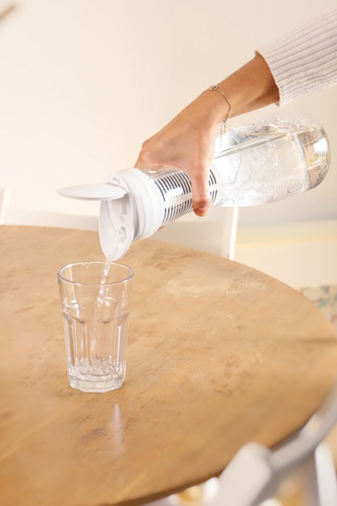 PitcherPro glass water filter jug