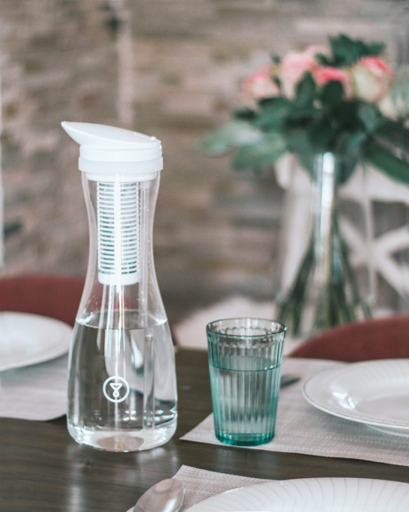PitcherPro Best Glass Water filter jug