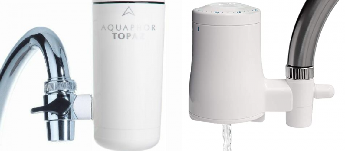 Aquaphor topaz water filter vs tapp water comparison and review